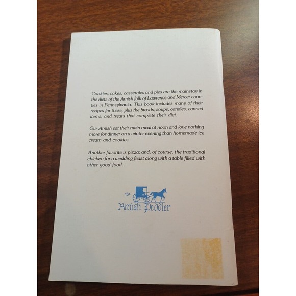 Vintage 1989 The Amish Frau's Cookbook The Amish Peddler - Picture 4 of 6